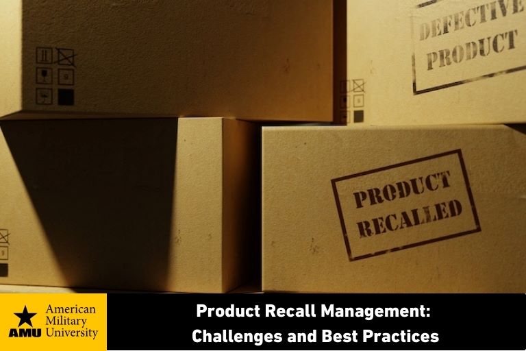 product recall stamped on box